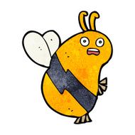 funny cartoon bee N27