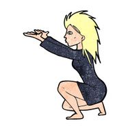cartoon womn casting spel N13