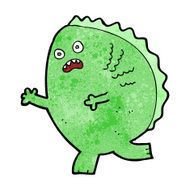Cartoon monster N175