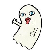 funny cartoon ghost N120
