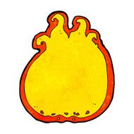 cartoon flame border N5