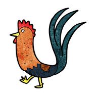 cartoon cockerel N39