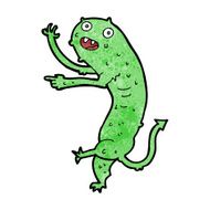 cartoon gross little monster N16