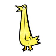 funny cartoon bird N240