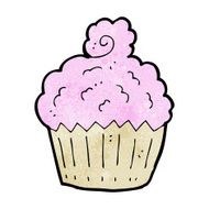 cartoon cupcake N196