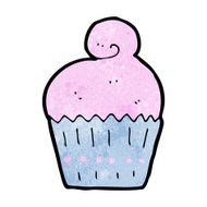 cartoon cupcake N197