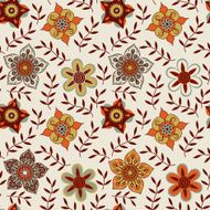 Seamless texture with flowers Endless floral pattern