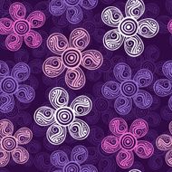 Seamless texture with flowers Endless floral pattern N2