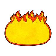 cartoon fire border N14