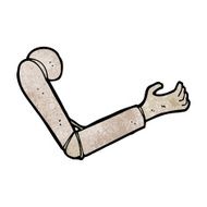 cartoon prosthetic arm N12
