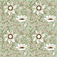 Seamless texture with flowers Endless floral pattern N6