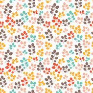 seamless pattern with leaf autumn background N3