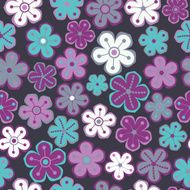 Seamless texture with flowers Endless floral pattern N16