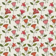 Seamless texture with flowers Endless floral pattern N20