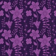 Seamless texture with flowers Endless floral pattern N35