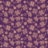 Seamless texture with flowers Endless floral pattern N42