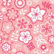 Floral seamless pattern with flowers N3