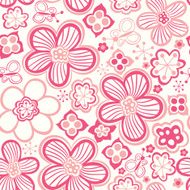 Seamless texture with flowers Endless floral pattern N56