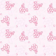 Seamless floral pastel pattern