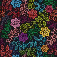 Seamless texture with flowers N18