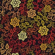 Seamless texture with flowers N19