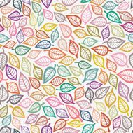 seamless pattern with leaf autumn background N7