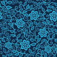 Seamless texture with flowers Endless floral pattern N88