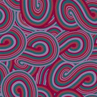 colorful seamless abstract hand-drawn pattern waves background N42