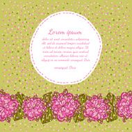 Flower background Floral vector card N10
