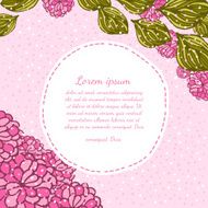 Flower background Floral vector card N11