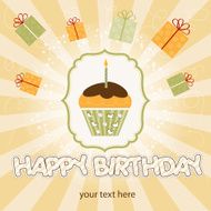 Birthday cupcake N8