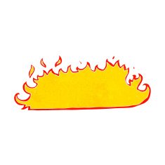 cartoon fire border N12