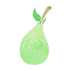 Cartoon Pear N80