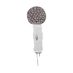 Cartoon Microphone N30