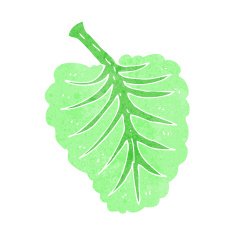 cartoon leaf symbol N59