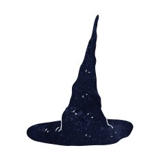 cartoon spooky witch hat N26