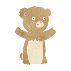 cartoon teddy bear N331