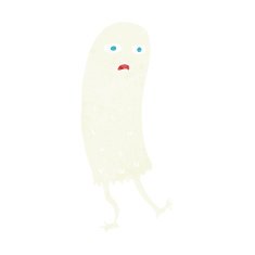 cartoon funny ghost N30