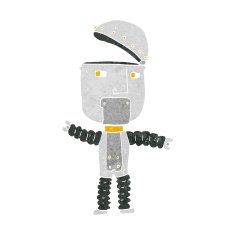 Cartoon Robot N363