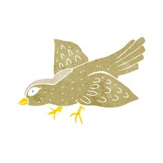 Cartoon Bird N495