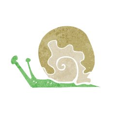 Cartoon Snail N131