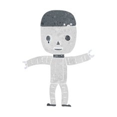 Cartoon Robot N364