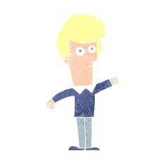 cartoon man punching N12