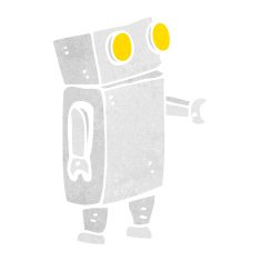 Cartoon Robot N365