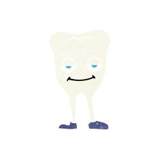 cartoon happy tooth N55