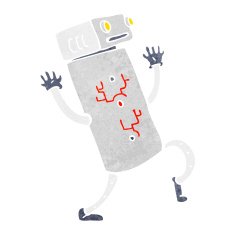 Cartoon Robot N366