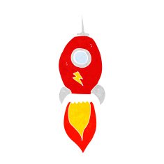 Cartoon Spaceship N62
