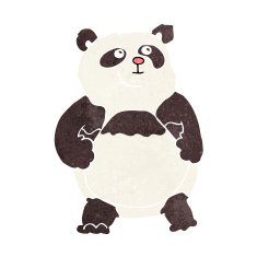 Cartoon Panda N20