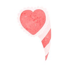 cartoon love heart symbol N12