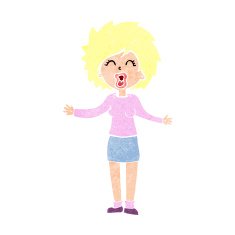 cartoon loud woman N11